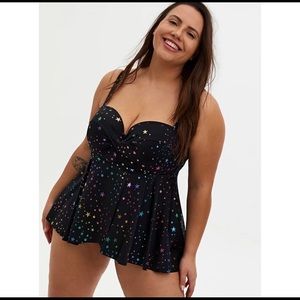 Torrid Rainbow One Piece Swimsuit Size 2